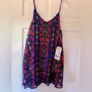 Show Me Your Mumu Rainbow Snakeskin Snake Dress